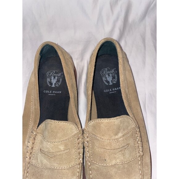 Cole Haan Men’s Khaki tan Suede Pinch Maine Classic Loafers  Size 10 1/2 M 10.5 main image 8